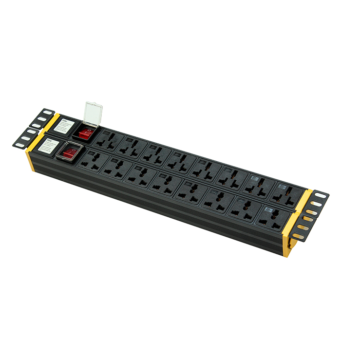 8位10A 16A万用孔+双断开关